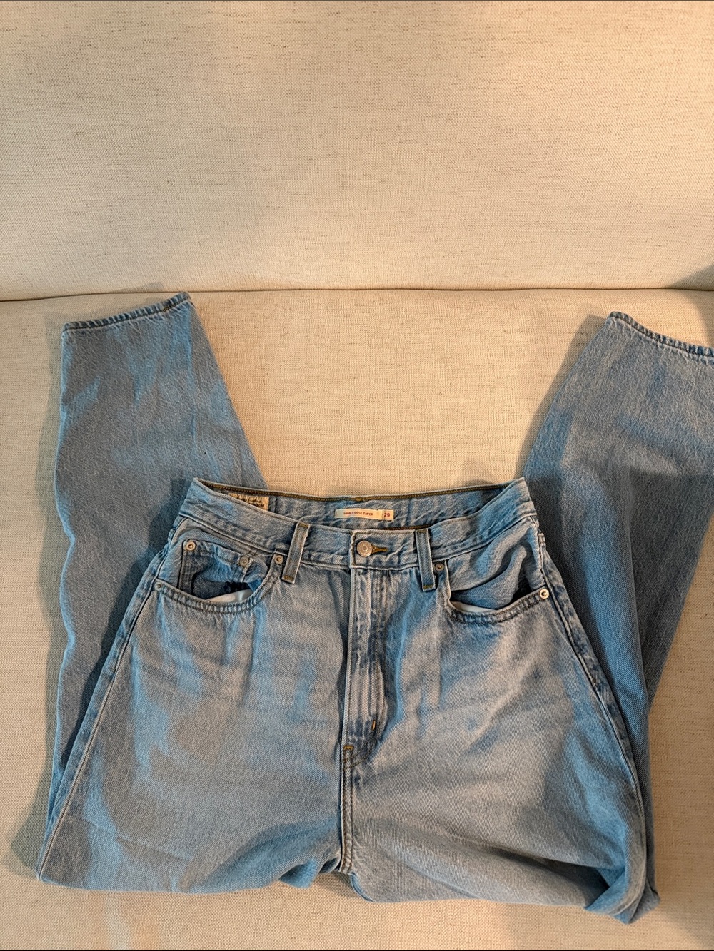 Levi's Women's high loose taper jeans
